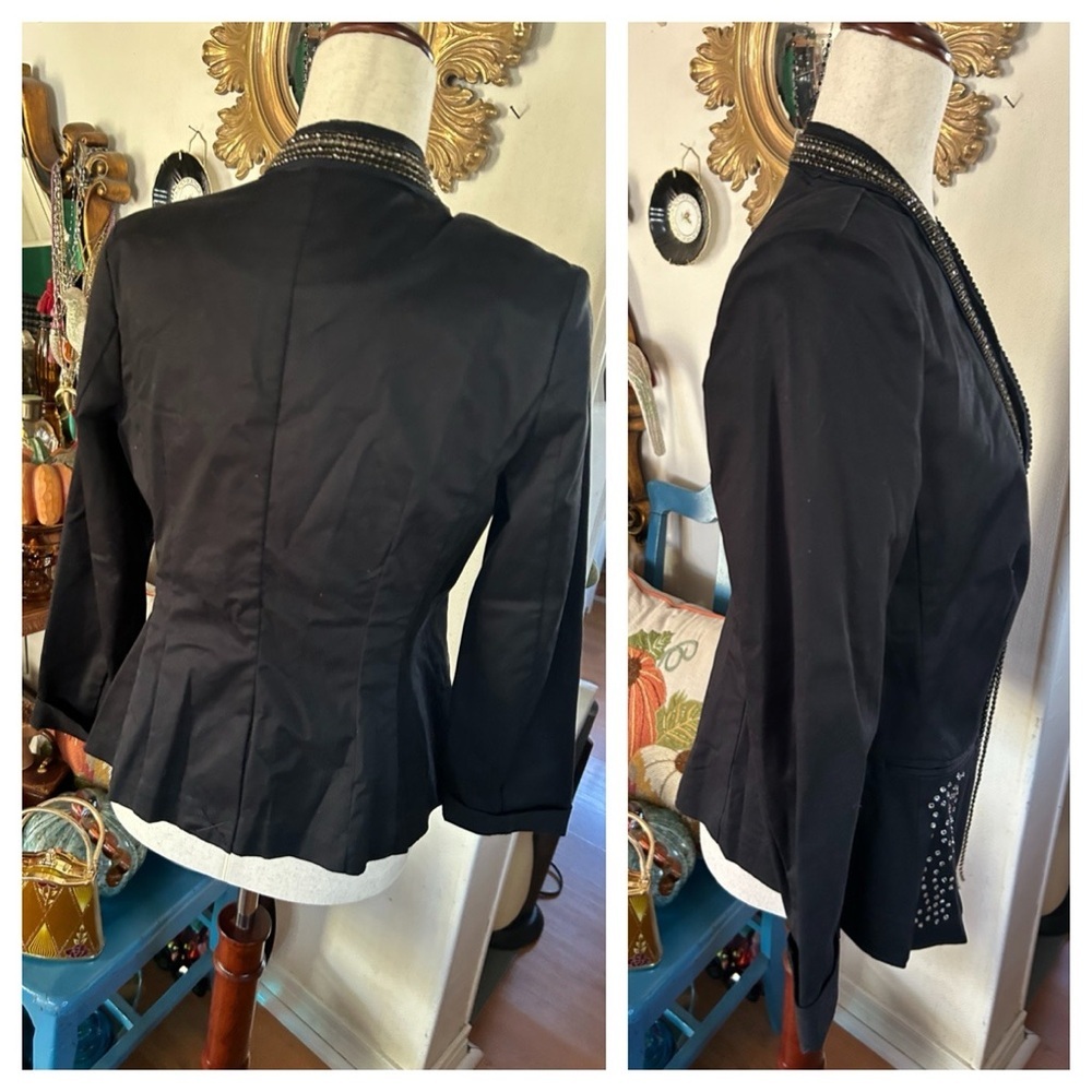 Black Rhinestone Jacket - Picture 4 of 16
